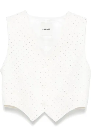 Sandro Chaleco con detalles de strass