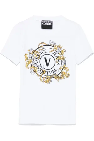 VERSACE Playera con logo estampado