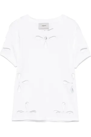 COPERNI Playera con pétalos bordados