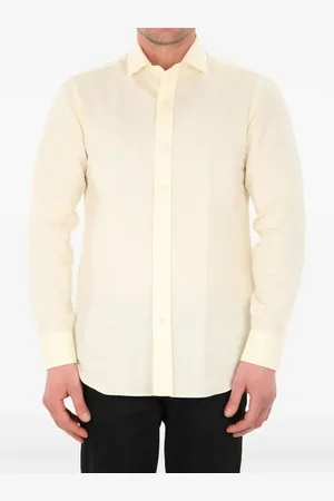 SALVATORE PICCOLO Camisa con botones y dobladillo redondeado