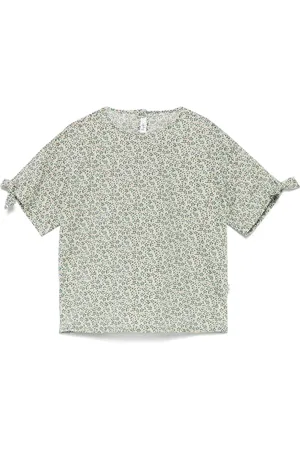 Il gufo Blusa con estampado floral