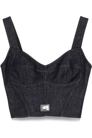 Dolce & Gabbana Top de mezclilla estilo corset