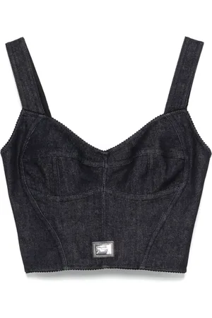 Dolce & Gabbana Top de mezclilla estilo corset