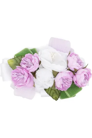 COLORICHIARI Broche para el cabello con aplique floral