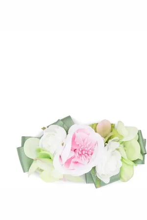 COLORICHIARI Broche para el cabello con aplique floral