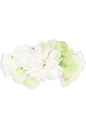 COLORICHIARI Broche para el cabello con aplique floral