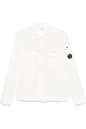 C.P. Company Camisa con detalle Lens