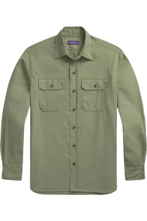 Ralph Lauren Camisa con bolsillos y solapa