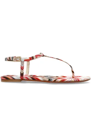 Missoni Sandalias con motivo en zigzag