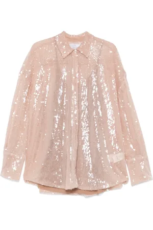 GIUSEPPE DI MORABITO Camisa bordada con lentejuelas