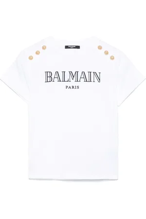 Balmain Playera con logo bordado