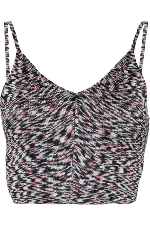 Missoni Top corto con cierre de moño