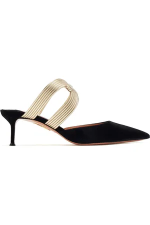 Aquazzura Zapatillas con tacón de 50mm