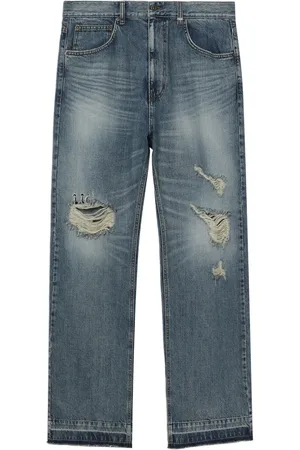 We11 Done Jeans holgados con efecto envejecido