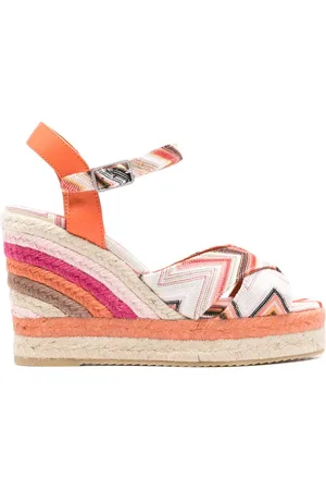 Missoni Alpargatas con motivo en zigzag