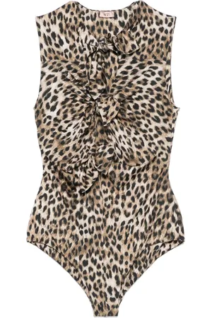 Nº21 Traje de baño con estampado de leopardo