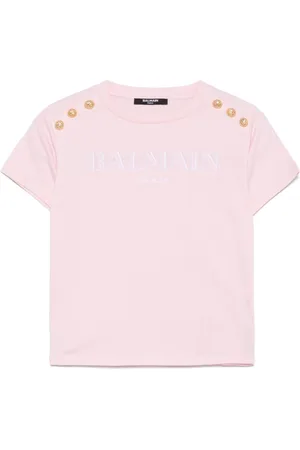 Balmain Playera con logo bordado