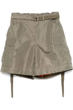 SACAI Shorts con cinturón