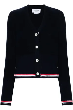 Thom Browne Cárdigan con motivo de rayas RWB