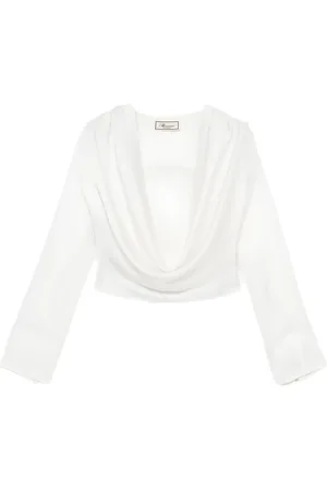BLUMARINE Blusa drapeada
