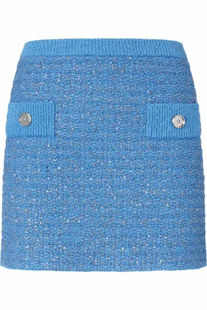 Pinko Falda corta de tweed