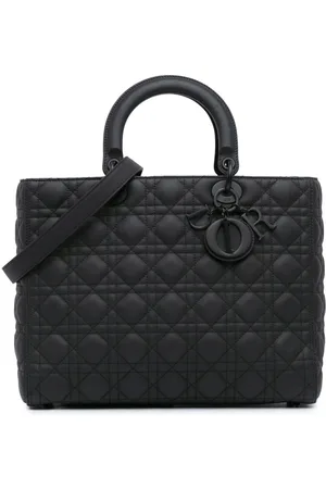 Dior Bolsa satchel Large Ultra Matte Calfskin Cannage Lady Dior 2020