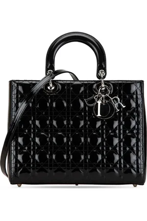 Dior Bolsa satchel Large Patent Cannage Lady Dior 2009