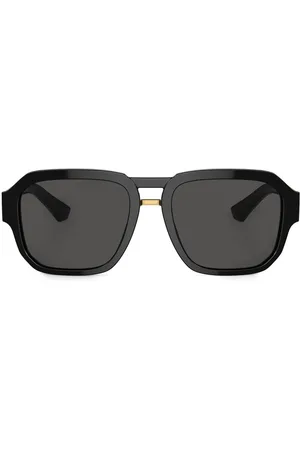 Dolce & Gabbana Lentes de sol con logo grabado