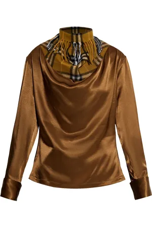 Burberry Blusa con paneles