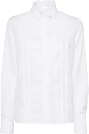 Maison Kitsuné Blusa con bordado artesanal