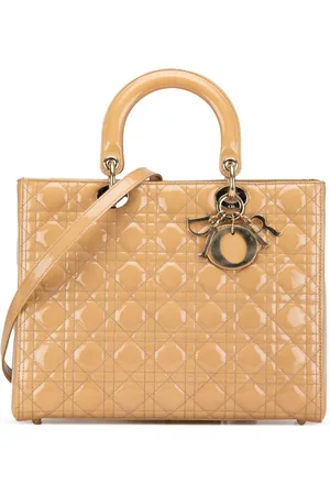 Dior Bolsa satchel Large Patent Cannage Lady Dior 2011