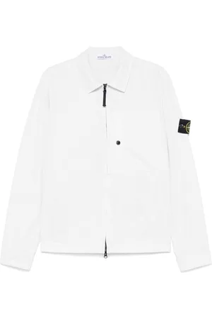 Stone Island Chamarra con distintivo removible