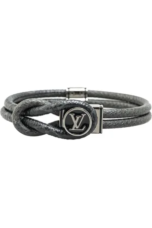 LOUIS VUITTON Pulsera Monogram Eclipse Taiga Brass Loop It Bracelet 2021