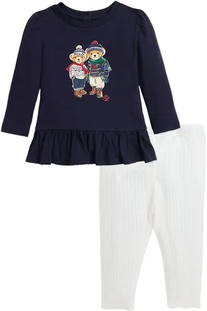 Ralph Lauren Set de leggins con motivo Polo Bear
