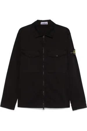 Stone Island Sobrecamisa con distintivo Compass