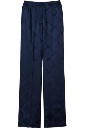 Twin-Set Pantalones palazzo Oval T en jacquard