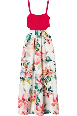 Twin-Set Vestido largo estampado