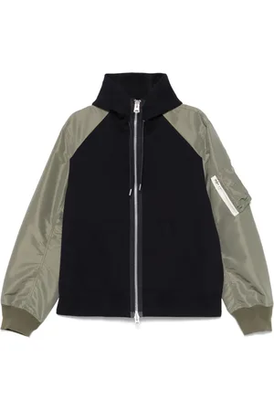SACAI Hoodie con paneles