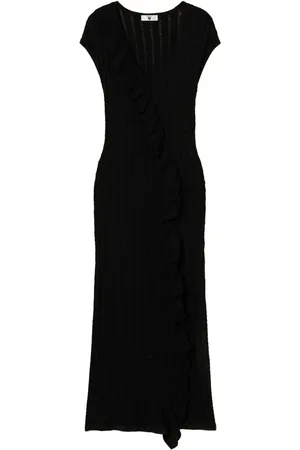 Twin-Set Vestido midi con diseño tejido