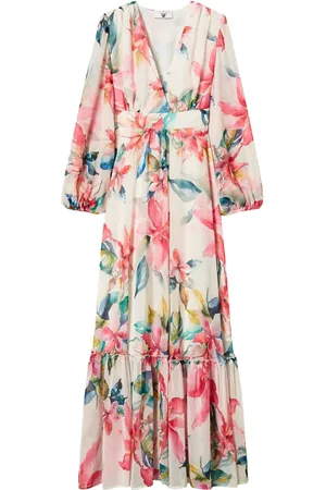 Twin-Set Vestido largo con estampado floral