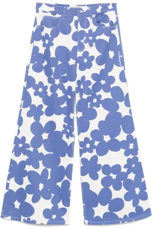 Marni Pantalones con estampado floral