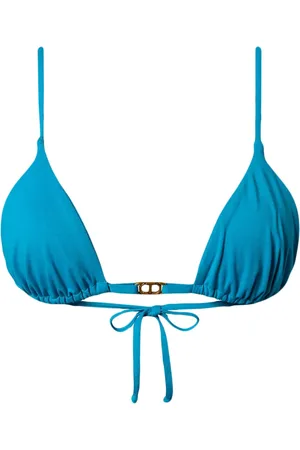 Twin-Set Top de bikini estilo triángulo
