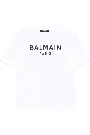 Balmain Playera con logo estampado