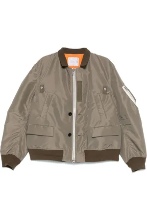 SACAI Chamarra bomber con cuello