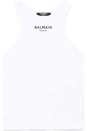 Balmain Camiseta con aplique del logo