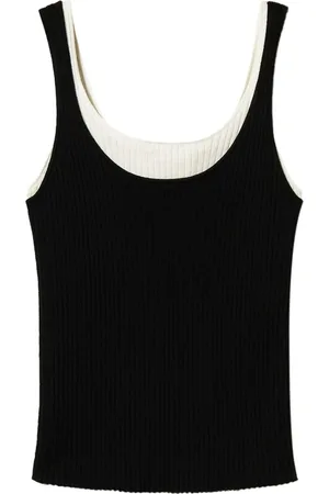Twin-Set Top tejido con motivo trompe l