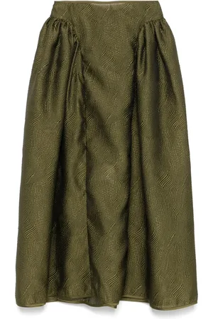 Cecilie Bahnsen Falda midi texturizada
