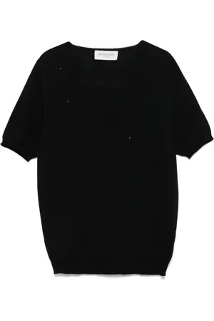 Ermanno Firenze Playera con detalles de strass