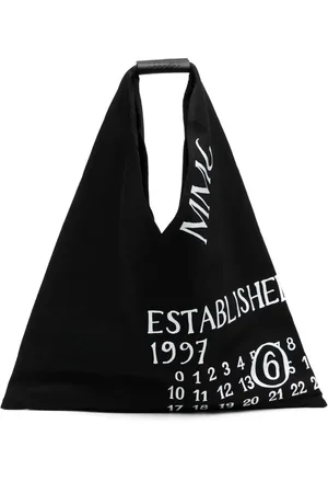Maison Margiela Bolsa de hombro con logo estampado