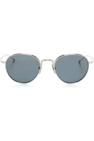 Thom Browne Lentes de sol con armazón redonda